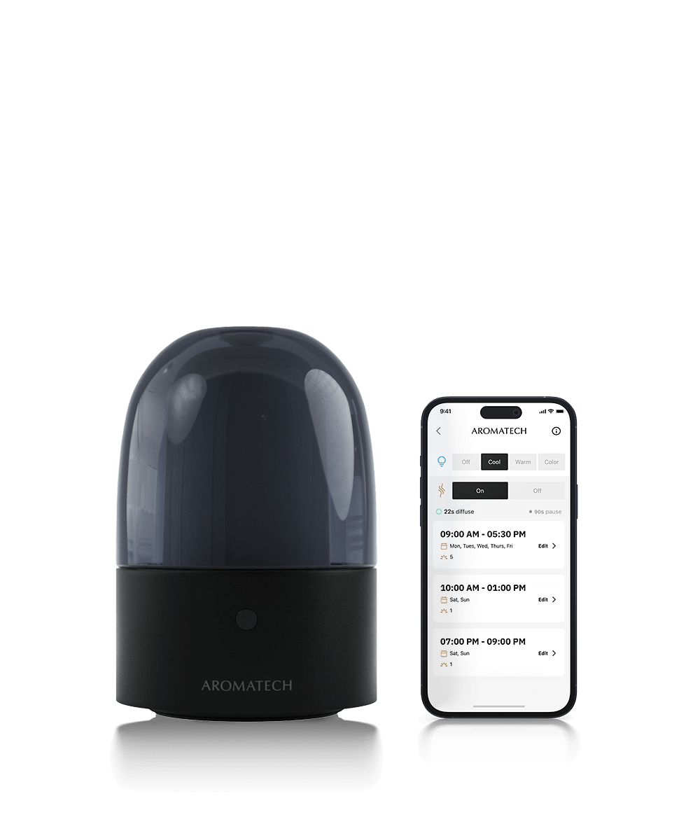 Aromatech Power Button AroMini® BT Plus The Bluetooth Smart Home Scent Diffuser