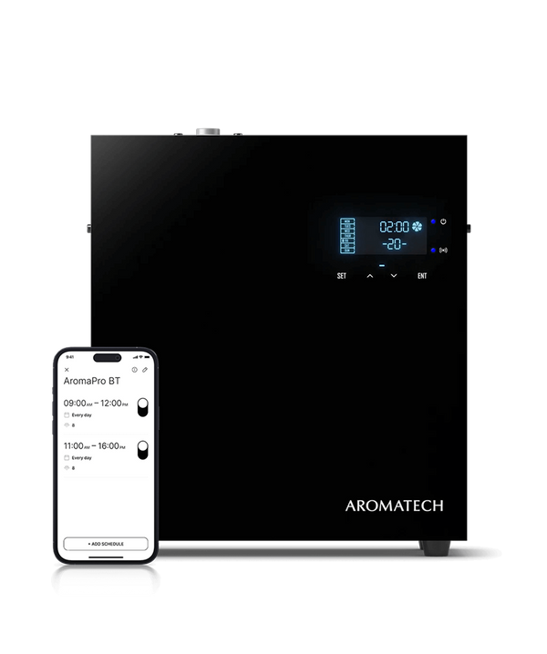 アロマシア AromaPro Scent Machine, Fragrance Delivery and HVAC Scent System